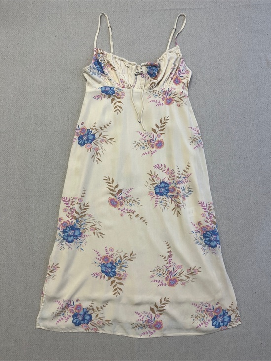 Lucky Brand Dresses & Skirts - Lucky Brand Floral Midi Dress XS Boho Sleeveless Adjustable Straps